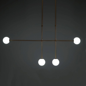 LUSTRA MODERNA, ALYCIA D , COD 4935, STIL MODERN, REALIZAT DIN METAL SI STICLA - Img 2