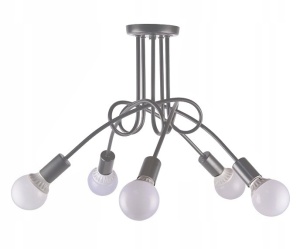 LUSTRA PARADISE GREY JDL-13, 70X70X40, NEGRU, DIN METAL, STIL MODERN, TU