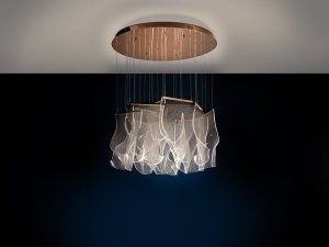 LUSTRA/PLAFONIERA VELOS 70CM, METAL SI LED, STIL MODERN, SCHULLER - Img 3