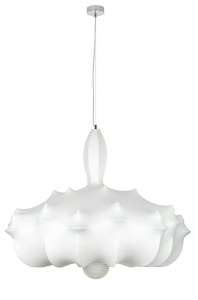 LUSTRA RAGNATELA 150, ALBA, DIN METAL SI STICLA, STIL MODERN, B2 - Img 2