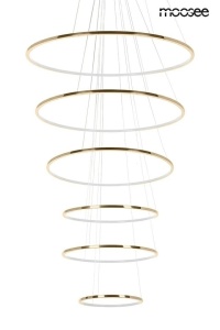 LUSTRA RING SLIM XL AURIE, CONFECTIONATA DIN OTEL SI ACRIL, STIL MODERN