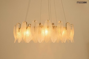 LUSTRA ROCH 80 GOLD, CONFECTIONATA DIN METAL SI STICLA, STIL MODERN - Img 2
