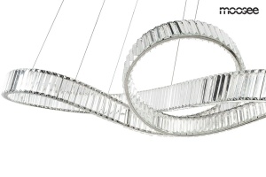 LUSTRA WAVE 160B, CROM, CONFECTIONATA DIN OTEL SI CRISTALE, STIL MODERN - Img 3