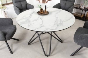 MASA DE SUFRAGERIE, CIRCULAR 120CM, MARMURA CERAMICA ALBA, ARTIM GROUP SELECTION