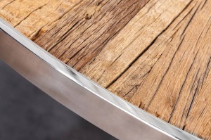 MASA DE SUFRAGERIE DIN LEMN TEC SI METAL 140CM, BARRACUDA, REALIZATA MANUAL, ARTIM GROUP - Img 4