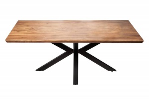 MASA DE SUFRAGERIE, GALAXIE II 180CM, LEMN MASIV SHEESHAM SI METAL, ARTIM GROUP SELECTION - Img 5