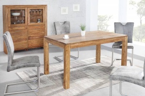 MASA DE SUFRAGERIE, LAGOS 120CM, LEMN MASIV SHEESHAM, COD 44048, DESIGN RETRO