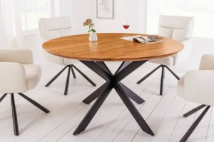MASA DE SUFRAGERIE ROTUNDA, GALAXY 130CM, DIN LEMN DE SALCAM, ARTIM GROUP SELECTION