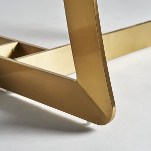 MASA DEOSEBITA, JUSSEY 200CM, DIN PORTELAN SI METAL, ALB/AURIU, ARTIM GROUP SELECTION - Img 5