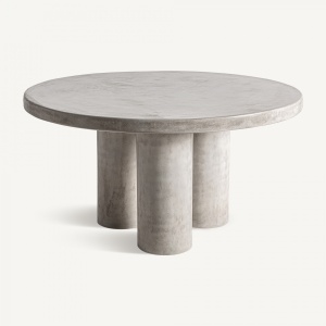MASA DEOSEBITA ROTUNDA, VYTINA 150CM, DIN BETON, GRI, ARTIM GROUP SELECTION - Img 2