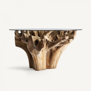 MASA DEOSEBITA, WARRI 150CM, DIN RADACINA TEC SI STICLA SECURIZATA, ARTIM GROUP SELECTION