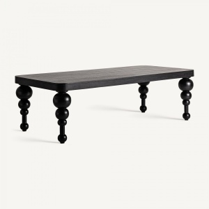 MASA DEOSEBITA, ZENIVA 255CM, LEMN MANGO, NEGRU, ARTIM GROUP SELECTION
