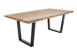 MASA DINING, 200 CM, FIRE&EARTH, COD 39748, STIL VINTAGE - Img 5