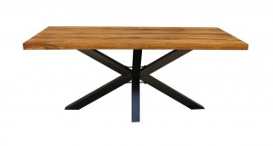 MASA DINING 200CM DIN LEMN MASIV GALAXIE 39446 STIL VINTAGE