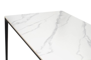 MASA DINING SLIM 200 ALBA, CONFECTIONATA DIN CERAMICA SI METAL, STIL MODERN - Img 3