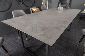 MASA DINING, STIL INDUSTRIAL, 200CM, DIN METAL, STICLA SI CERAMICA, ARTIM GROUP SELECTION - Img 3
