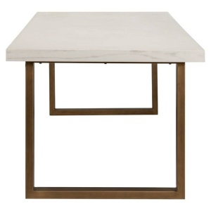 MASA DINING WHITEBONE, 235 CM, CREM/CUPRU, DIN LEMN DE STEJAR SI METAL, RICHMOND INTERIORS - Img 5