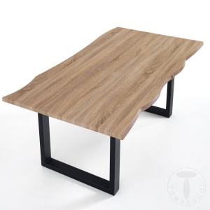 MASA ELEGANTA 160CM, LANDO, COD 4402, STIL MODERN, REALIZATA DIN METAL SI MDF - Img 2