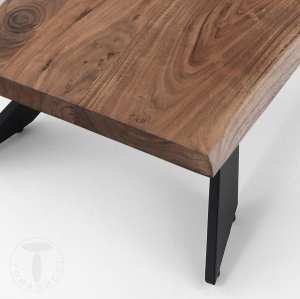 MASA ELEGANTA DE LUX DIN LEMN 195CM, ANUBI, COD 4361, STIL MODERN, REALIZATA DIN LEMN MASIV DE SALCAM - Img 5
