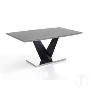 MASA EXTENSIBILA 160/200CM, VALY, STIL MODERN, REALIZATA DIN MDF SI METAL, COD 3815
