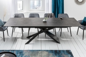 MASA EXTENSIBILA DE LUX 180/220/260CM, EUPHORIA COD 40645, DIN METAL, STICLA SI CERAMICA, ARTMIM GROUP SELECTION - Img 2