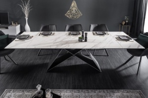 MASA EXTENSIBILA DIN STICLA SI CERAMICA, 180/220/260CM, STIL MODERN, ARTIM GROUP SELECTION - Img 2