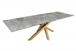 MASA EXTENSIBILA MARVELOUS, 180-220-260CM, METAL SI STICLA SECURIZATA SI CERAMICA, ARTIM GROUP SELECTION - Img 5
