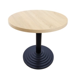 MASA PENTRU CAFENEA, 68 CM, STEJAR SONOMA/NEGRU, DIN PAL LAMINAT SI OTEL, ARTIM GROUP SELECTION - Img 3