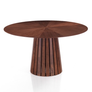 MASA ROTUNDA 137CM, VOLGA, NUC, DIN LEMN MASIV SI BLAT DIN MDF, ARTIM GROUP SELECTION