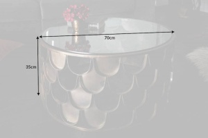 MASUTA DE CAFEA, ABSTRACT 70CM, COD 40110, DIN METAL, DESIGN INDUSTRIAL - Img 6