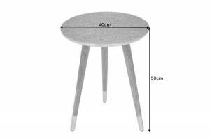 MASUTA DE CAFEA, ALCASAR 50CM, METAL SI LEMN, CUPRU, COD 43354, MODEL DEOSEBIT - Img 5