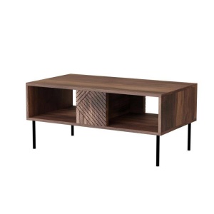 MASUTA DE CAFEA, ART DECO-LEGE-OW, 100CM, MDF LAMINAT, PAL SI METAL, STIL MODERN, CAMA
