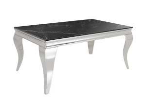 MASUTA DE CAFEA, BAROC, 100CM, PIATRA SINTERIZATA SI METAL, ARTIM GROUP SELECTION - Img 4