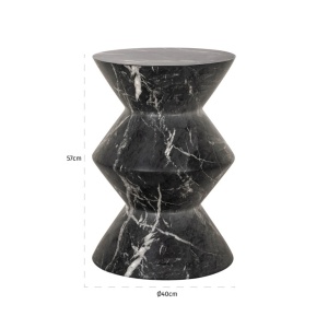 MASUTA DE CAFEA BOSCO, 7767, CONFECTIONATA DIN CIMENT, FIBRA DE STICLA SI ACRIL, STIL MODERN - Img 3