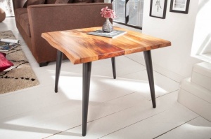 MASUTA DE CAFEA ORGANIC LIVING 60CM, COD 39660, LEMN MASIV SALCAM, ASPECT INDUSTRIAL - Img 3