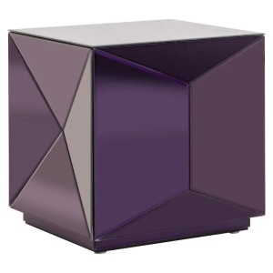 MASUTA DE CAFEA SHIFRA MIRROR PURPLE, 825309, CONFECTIONATA DIN MDF SI OGLINDA, STIL MODERN