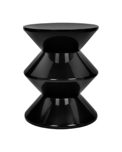 MASUTA DE CAFEA TURN NEAGRA, CONFECTIONATA DIN POLIPROPILENA, STIL MODERN