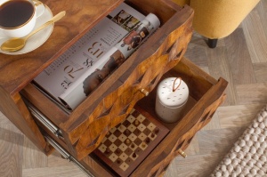 NOPTIERA 40CM, MYSTIC LIVING, DIN LEMN MASIV, STIL VINTAGE, ARTIM GROUP - Img 3