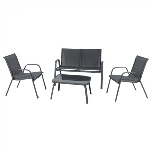 OFERTA!!! Mobilier de grădină din oțel, RIVET