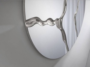 OGLINDA 100CM, SURCOS, COD 487029, MDF SI OGLINDA, STIL MODERN, SCHULLER - Img 3