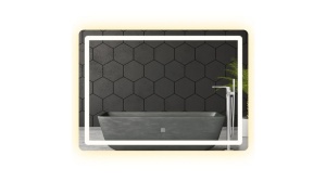 OGLINDA BAIE REA P10407, CU LED, 80x60CM, DIN STICLA, CALITATE SUPERIOARA