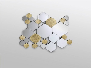 OGLINDA DECORATIVA 120CM, NADINA, COD 521192 , AURIU, DESIGN MODERN - Img 4