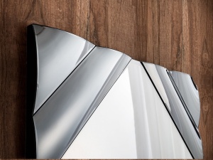 OGLINDA DECORATIVA ONDAS 816137, 80X180, DIN STICLA SI MDF, STIL MODERN, SCHULLER - Img 3