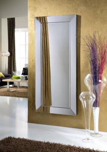 OGLINDA DECORATIVA ROMA 29-E07/178 , ARGINTIU, DESIGN MODERN