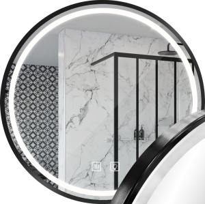 Oglindă LED 50cm MMJ NEAGRA, CALITATE SUPERIOARA