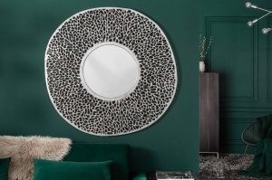 OGLINDA MODERNA 112CM, LEAF, COD 41648, DIN METAL SI STICLA