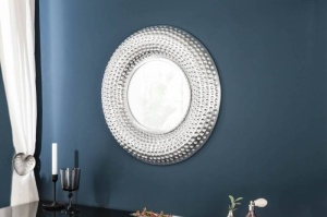 OGLINDA, ORIENT 60CM ARGINTIU, COD 40395, DIN METAL - Img 3