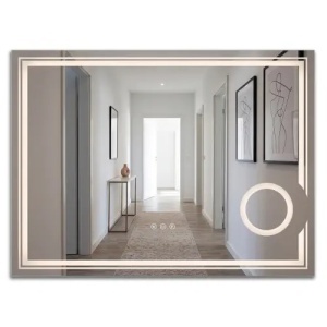 OGLINDA PENTRU BAIE, CU LED 80x60cm HAVEN, CU PANOU TACTIL