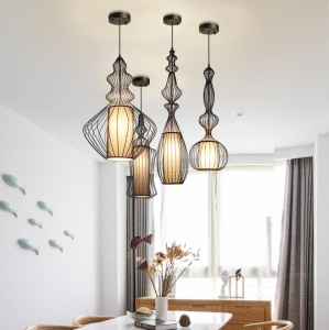 PENDUL AGRA A APP034-1CP, 20x90 cm, NEGRU, DIN OTEL SI METAL DE INALTA CALITATE, STIL MODERN, TU - Img 7