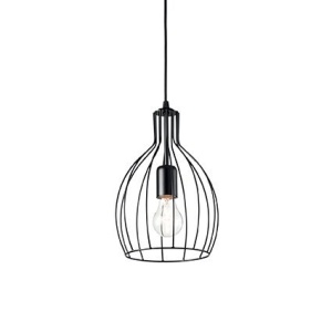 PENDUL DESIGN VINTAGE, NEGRU, AMPOLLA-2 SP1, IDEAL LUX